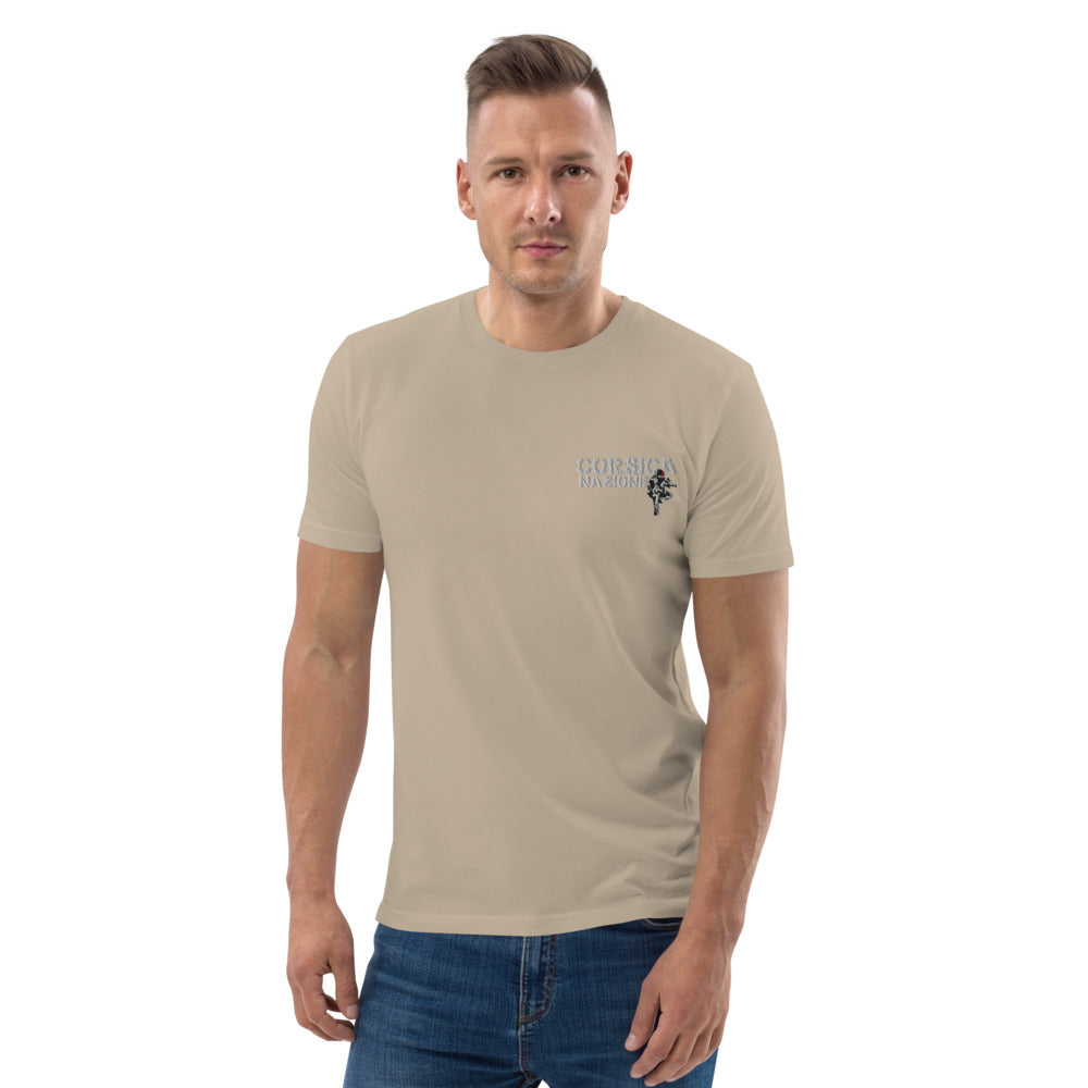 T-shirt en coton bio Corsica Nazione - Ochju Ochju Ochju Souvenirs de Corse T-shirt en coton bio Corsica Nazione