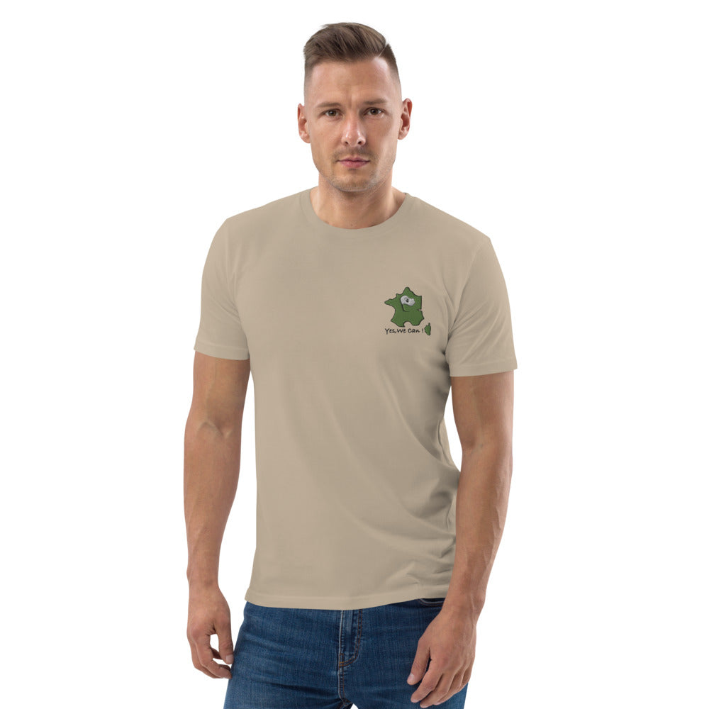 T-shirt unisexe en coton bio Yes, We Can ! - Ochju Ochju Ochju Souvenirs de Corse T-shirt unisexe en coton bio Yes, We Can !