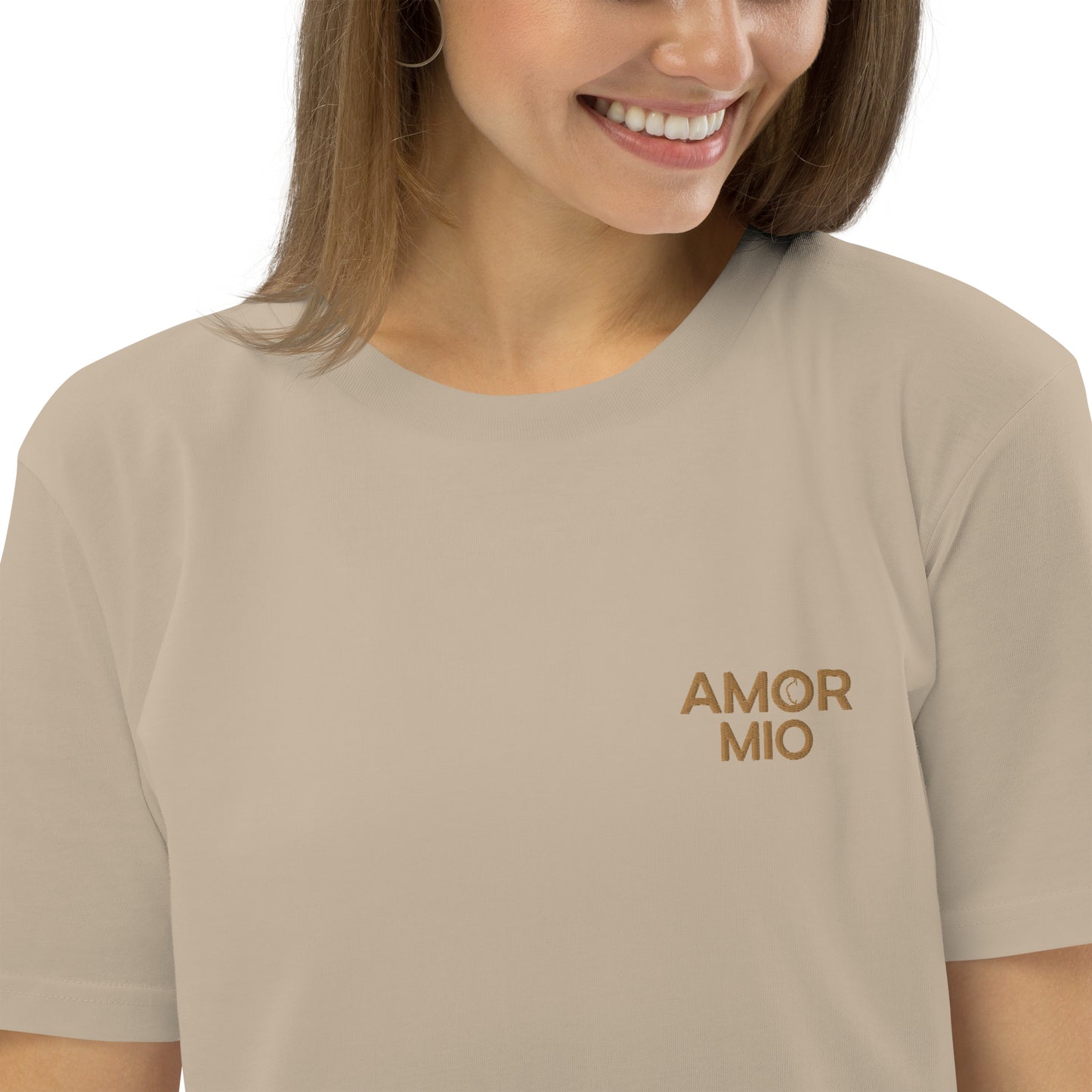 T-shirt unisexe en coton bio Brodé Amor Mio
