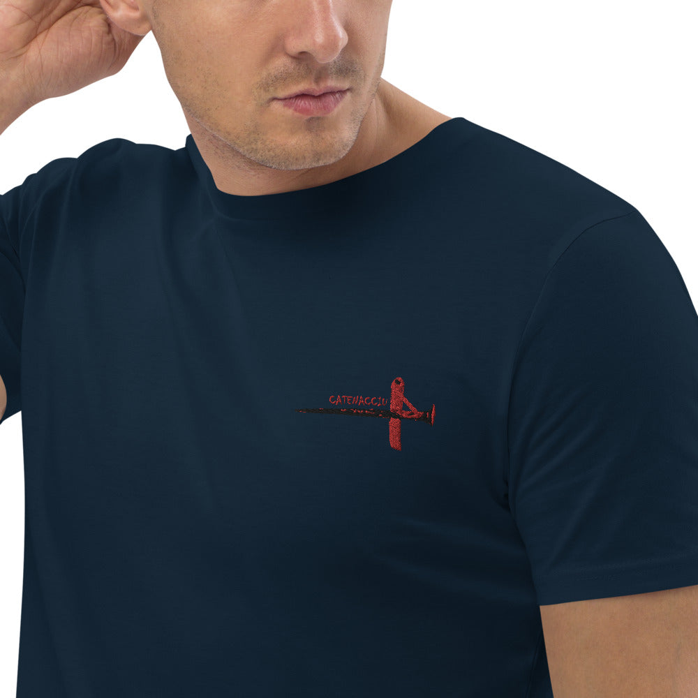 T-shirt unisexe en coton bio Catenacciu - Ochju Ochju French Navy / S Ochju T-shirt unisexe en coton bio Catenacciu