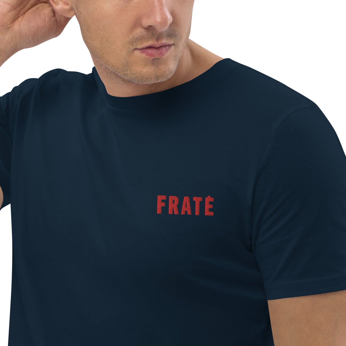 T-shirt unisexe en coton bio Fratè - Ochju Ochju French Navy / S Ochju T-shirt unisexe en coton bio Fratè