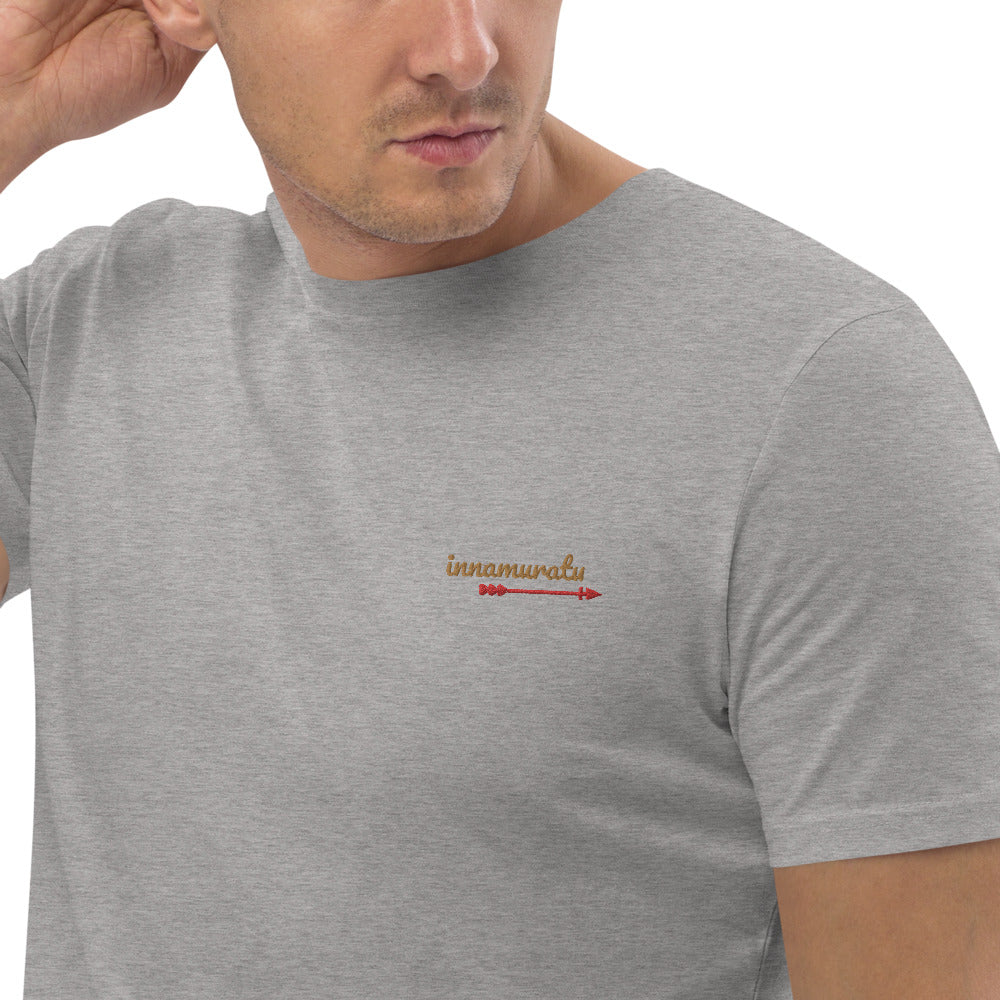 T-shirt unisexe en coton bio Innamuratu (Amoureux) - Ochju Ochju Gris Chiné / S Ochju T-shirt unisexe en coton bio Innamuratu (Amoureux)