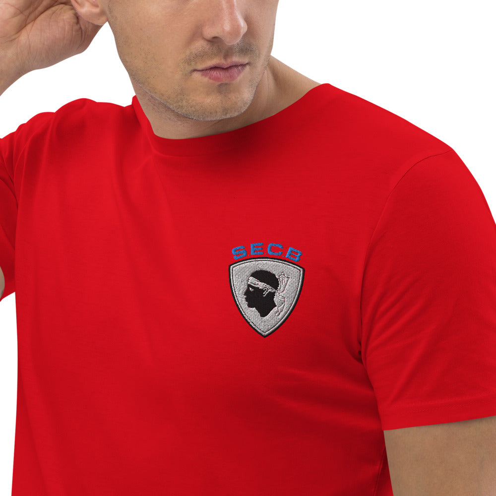 T-shirt unisexe en coton bio SEC Bastia - Ochju Ochju Rouge / S Ochju T-shirt unisexe en coton bio SEC Bastia