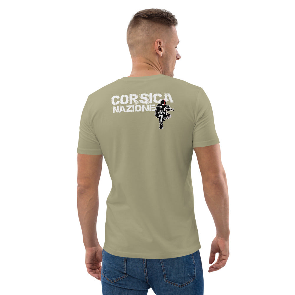 T-shirt unisexe en coton biologique Corsica Nazione - Ochju Ochju Sage / S Ochju Souvenirs de Corse T-shirt unisexe en coton biologique Corsica Nazione