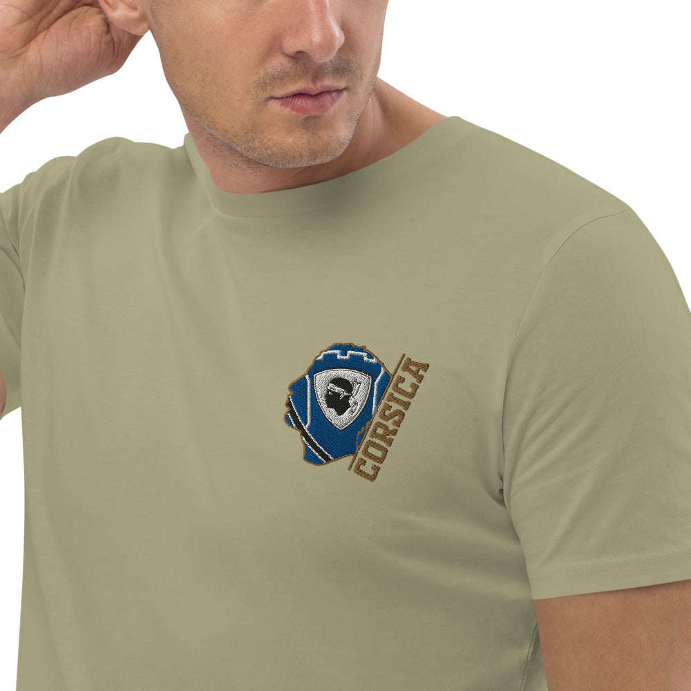 T-shirt en coton bio Tête de Maure - Ochju Ochju Sage / S Ochju Souvenirs de Corse T-shirt en coton bio Tête de Maure