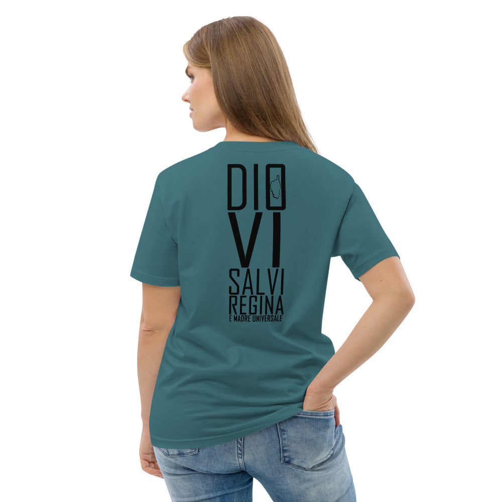 T-shirt unisexe en coton biologique Dio Vi Salvi Regina - Ochju Ochju Stargazer / S Ochju Souvenirs de Corse T-shirt unisexe en coton biologique Dio Vi Salvi Regina