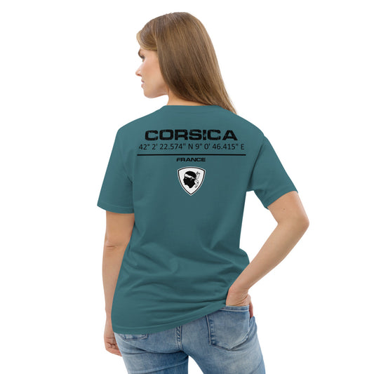 T-shirt unisexe en coton biologique GPS Corsica - Ochju Ochju Stargazer / S Ochju Souvenirs de Corse T-shirt unisexe en coton biologique GPS Corsica