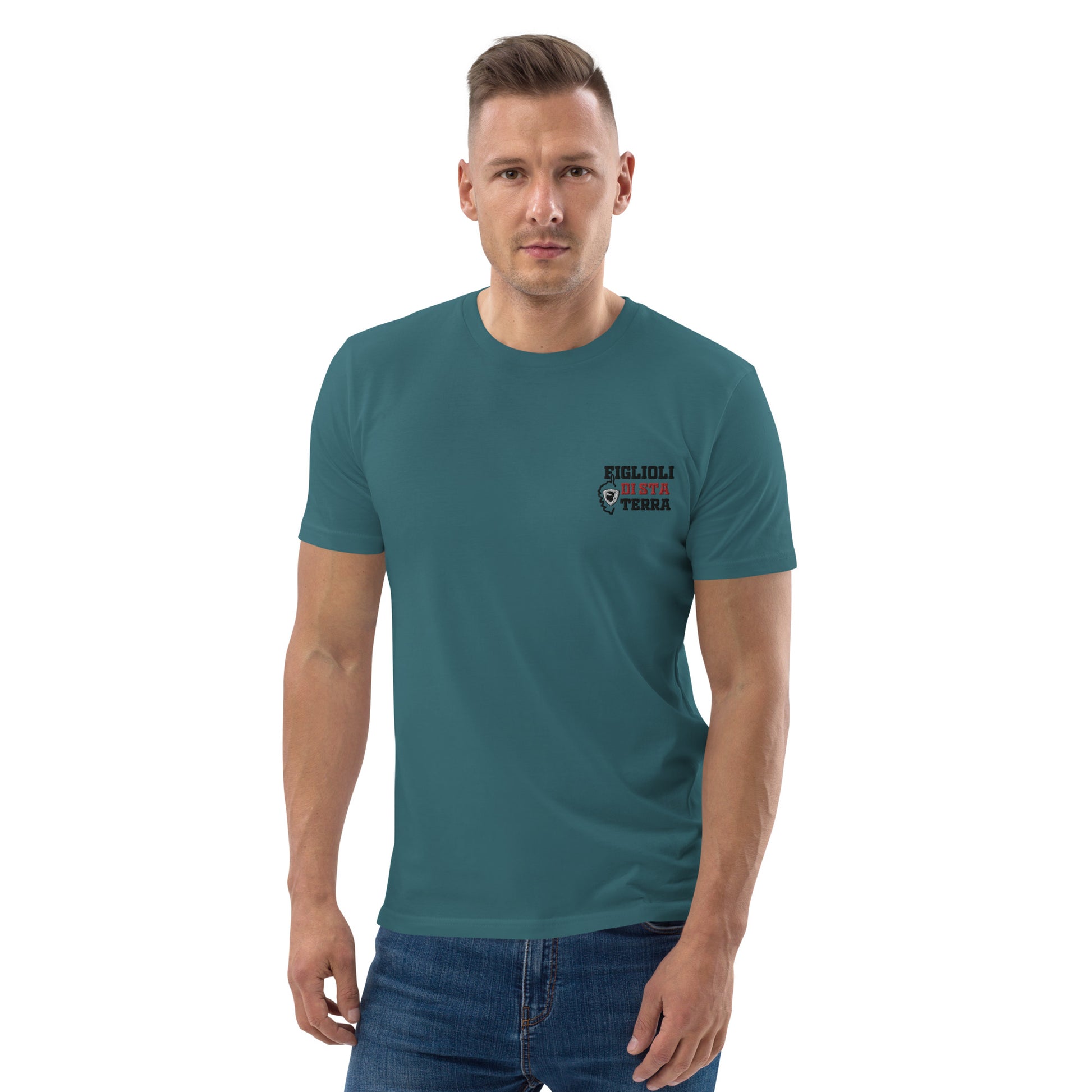 T-shirt unisexe en coton bio Figlioli di sta Terra - Ochju Ochju Ochju T-shirt unisexe en coton bio Figlioli di sta Terra