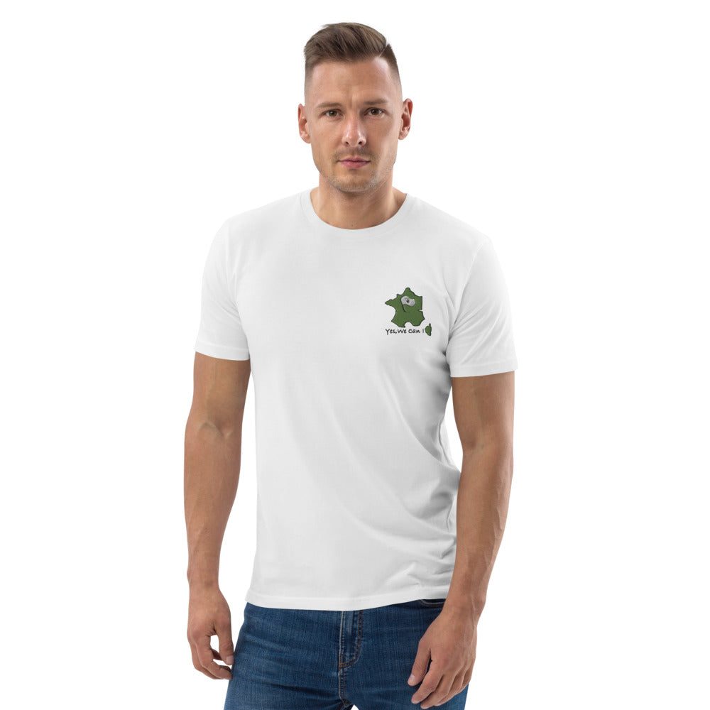 T-shirt unisexe en coton bio Yes, We Can ! - Ochju Ochju Ochju Souvenirs de Corse T-shirt unisexe en coton bio Yes, We Can !