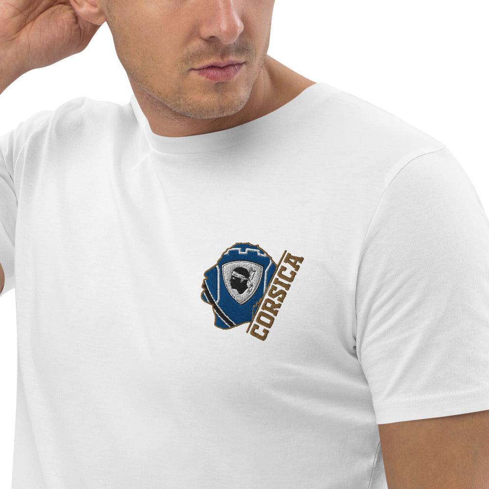 T-shirt en coton bio Tête de Maure - Ochju Ochju Blanc / S Ochju Souvenirs de Corse T-shirt en coton bio Tête de Maure