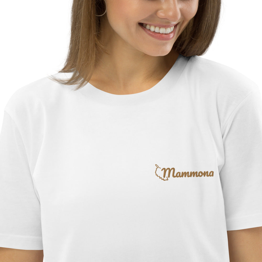 T-shirt unisexe en coton bio Mammona - Ochju Ochju Blanc / S Ochju T-shirt unisexe en coton bio Mammona