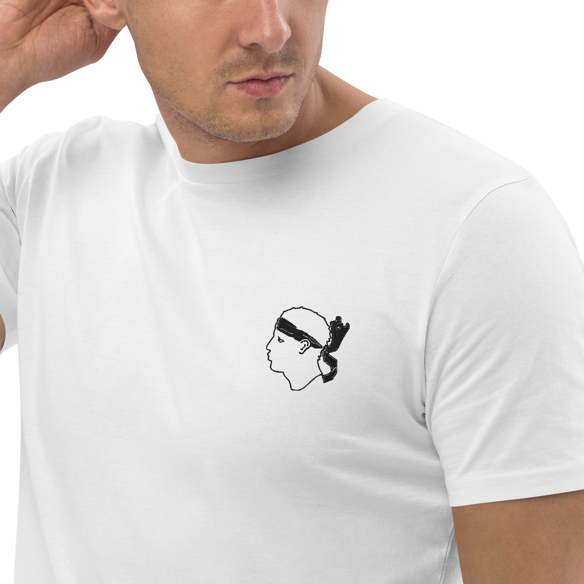 T-shirt unisexe en coton bio Tête de Maure - Ochju Ochju Blanc / S Ochju T-shirt unisexe en coton bio Tête de Maure