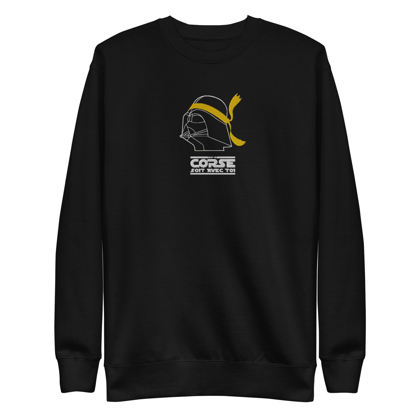 Sweatshirt premium brodé Que la Corse soit avec Toi !