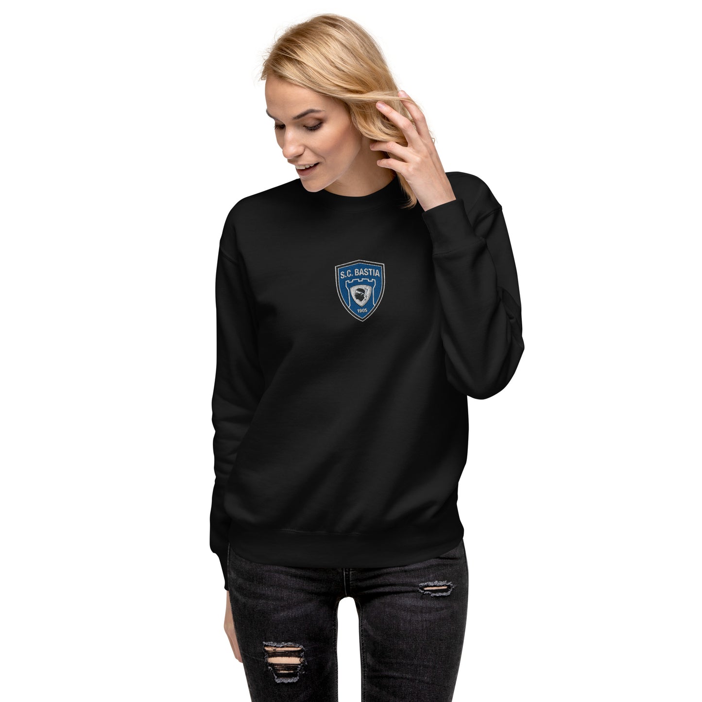 Sweatshirt premium Brodé SC Bastia