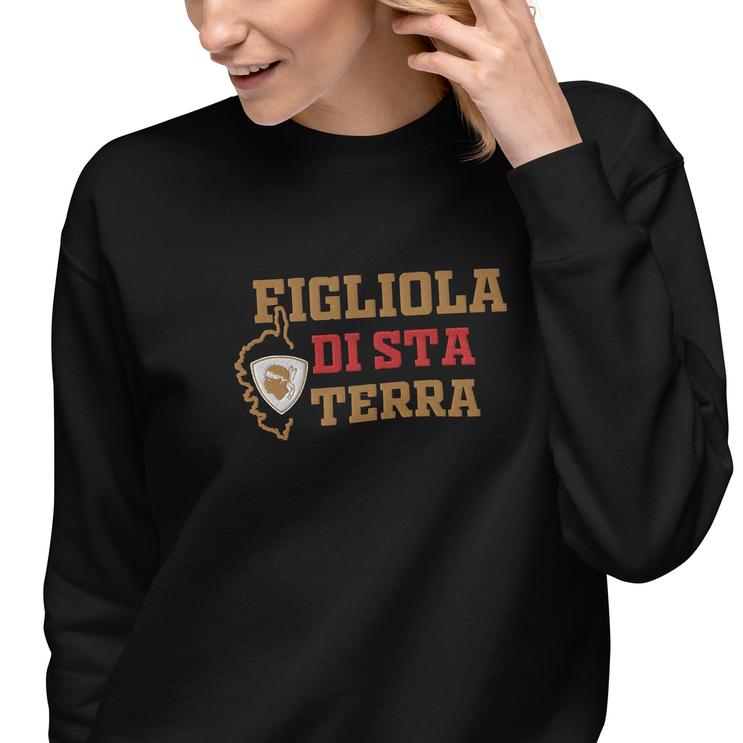 Sweatshirt premium Brodé Figliola di sta Terra