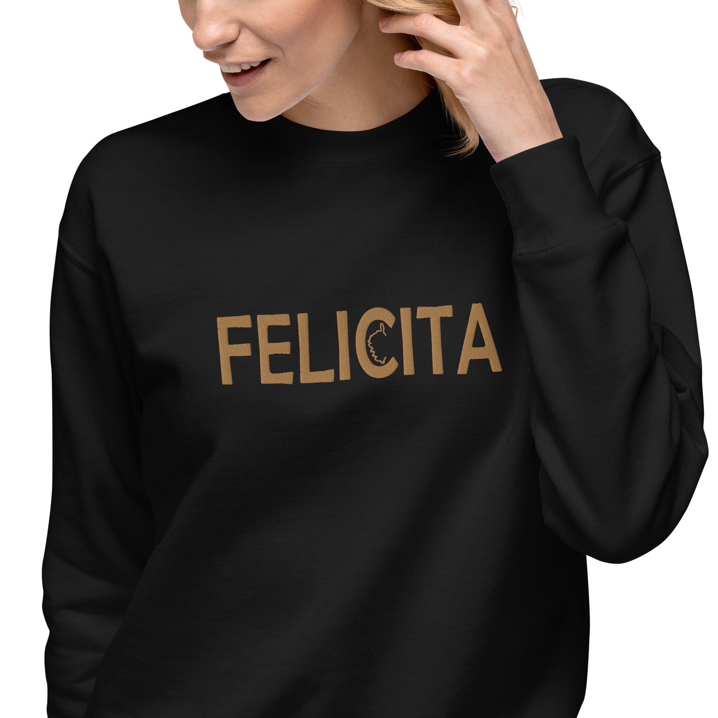 Sweatshirt premium Brodé Felicita