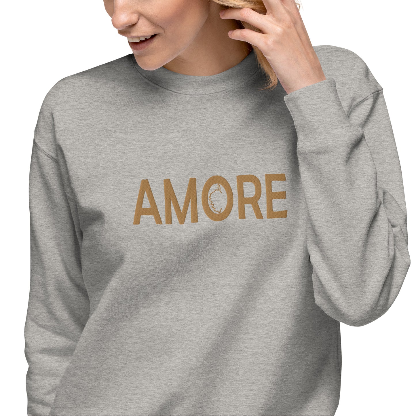 Sweatshirt premium Brodé Amore
