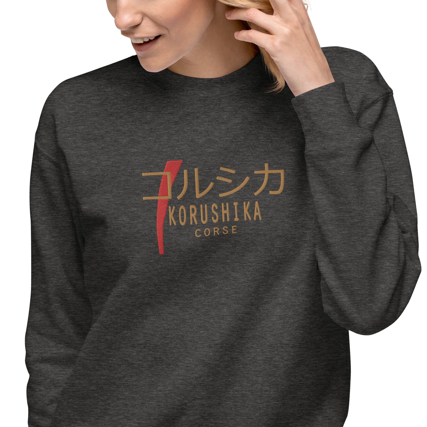 Sweatshirt premium Brodé Korushika (Corse)