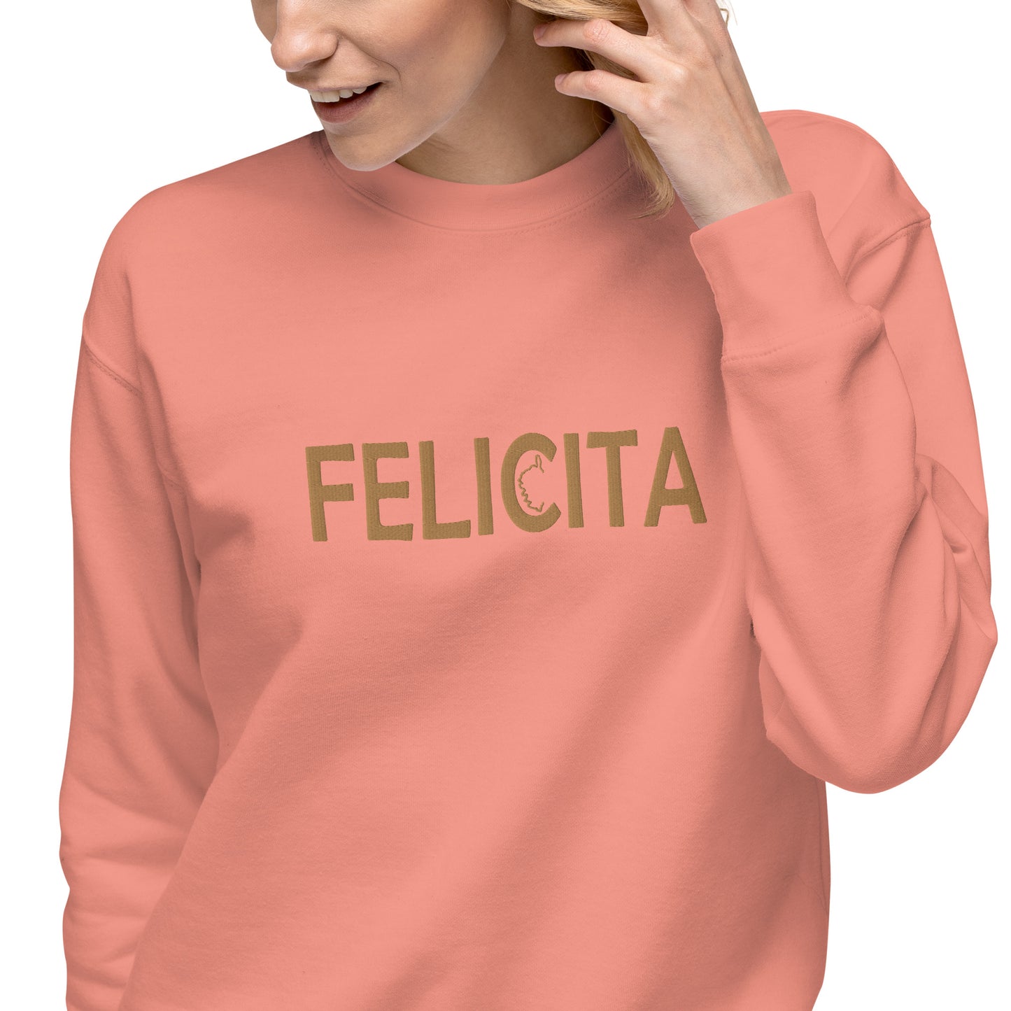 Sweatshirt premium Brodé Felicita