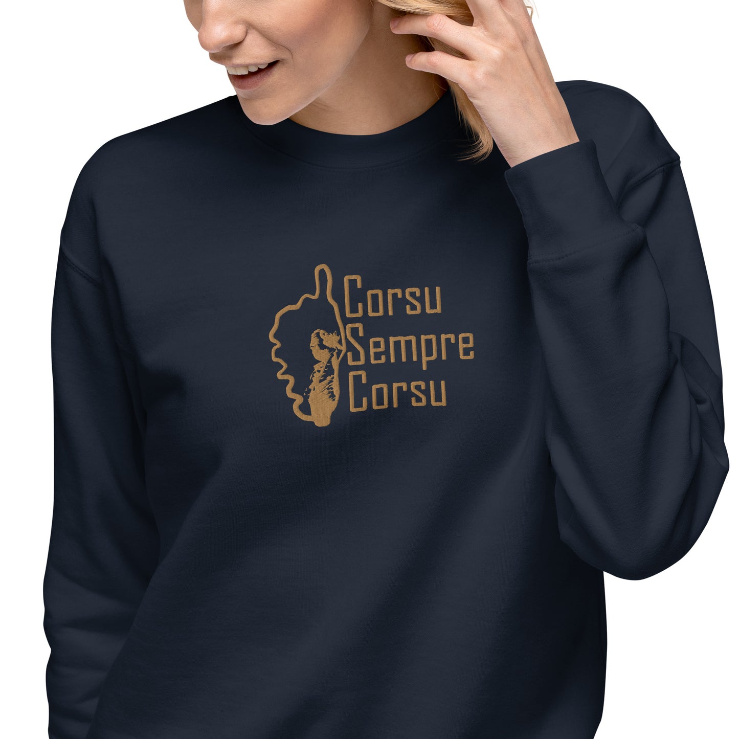 Sweatshirt premium Brodé Corsu Sempre Corsu