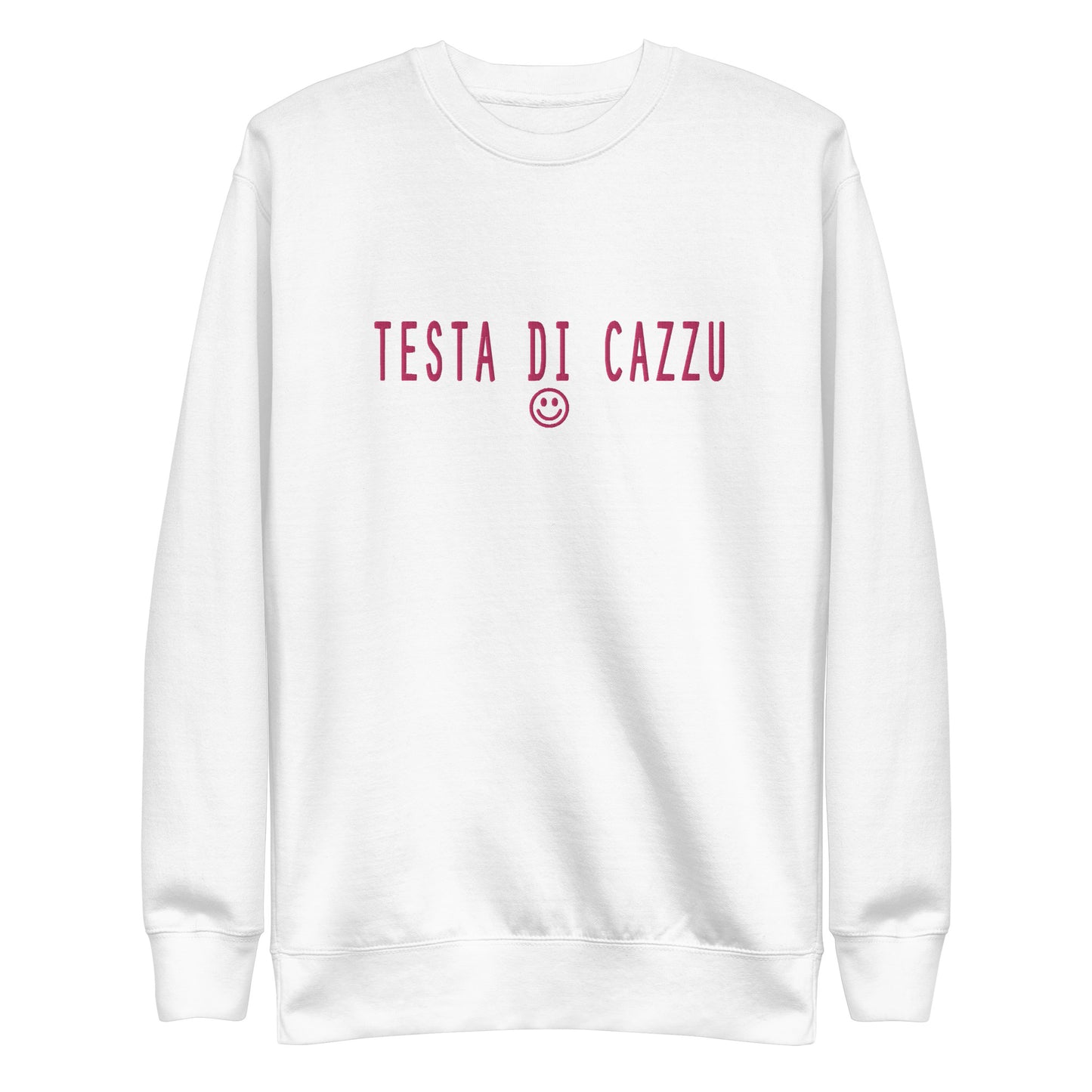 Sweatshirt premium Brodé Testa di Cazzu