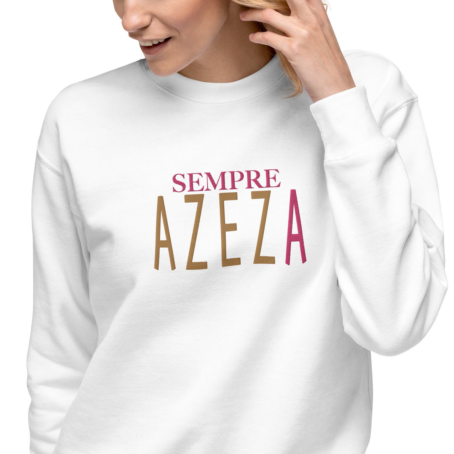 Sweatshirt premium Brodé Sempre Azeza