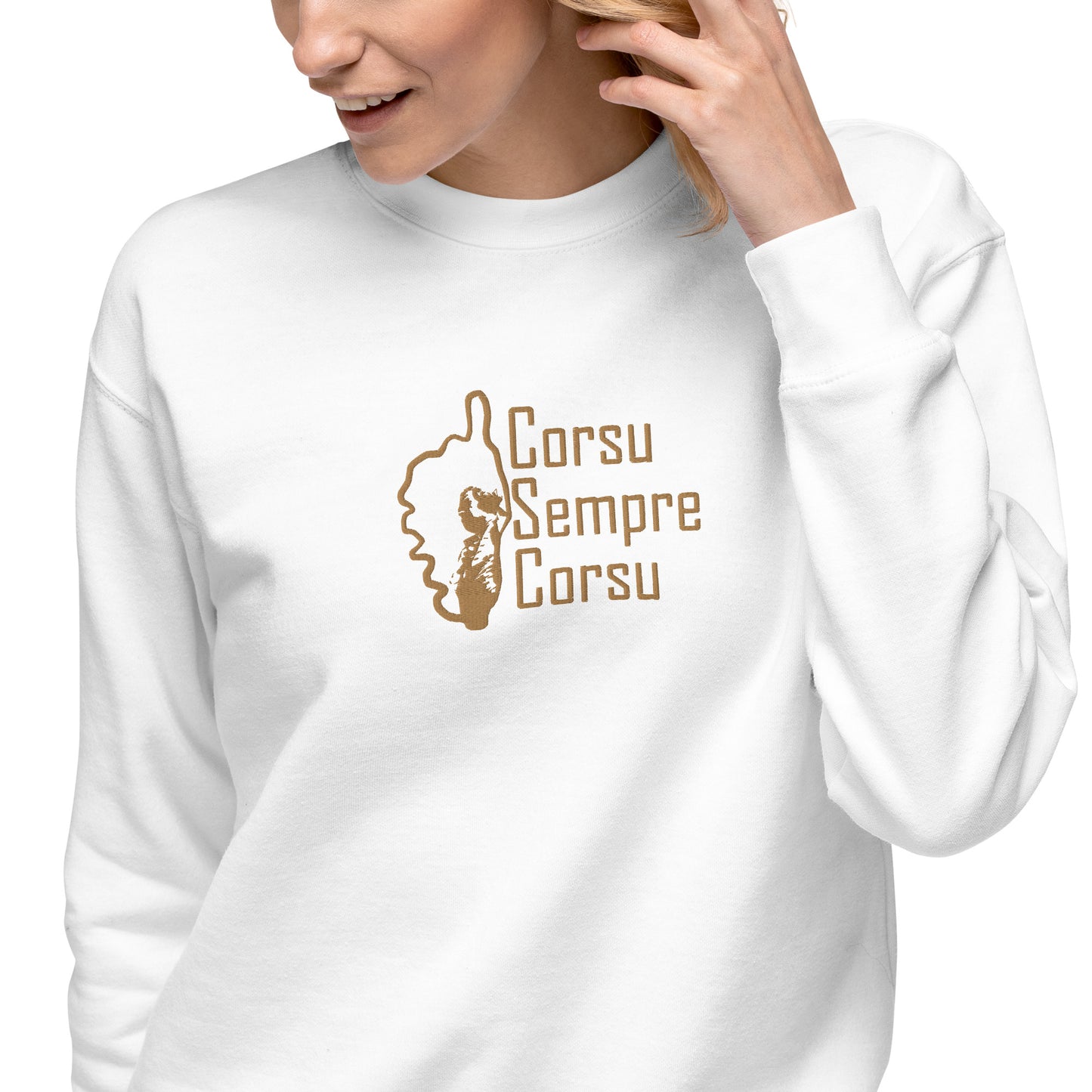 Sweatshirt premium Brodé Corsu Sempre Corsu