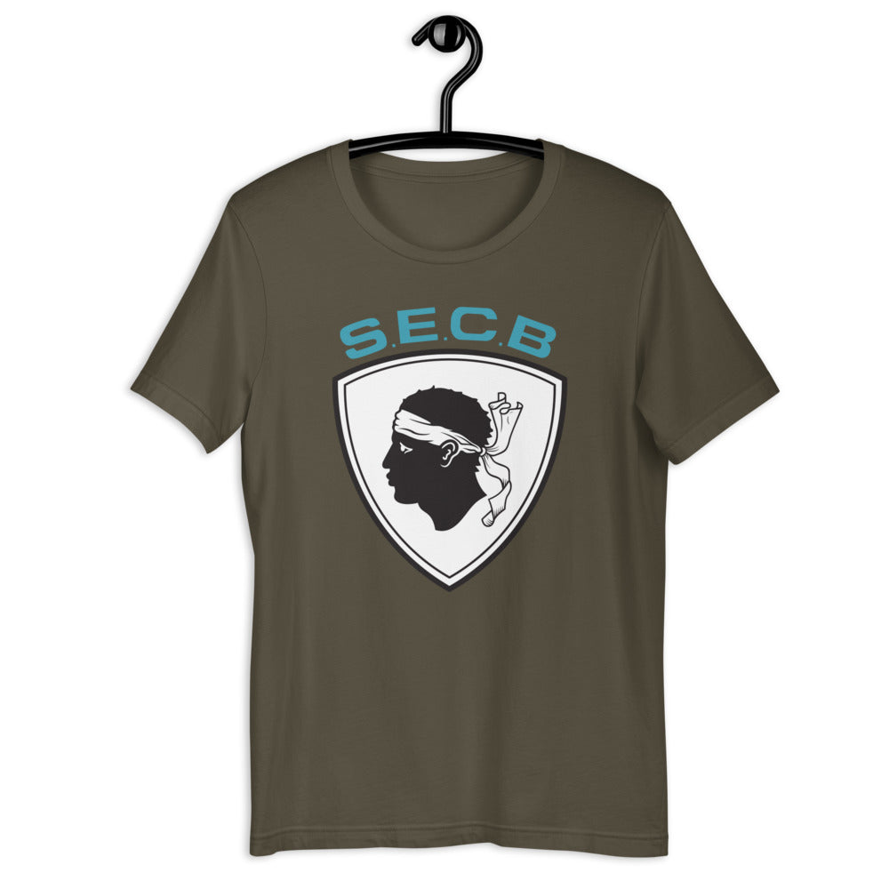 T-shirt Unisexe SEC Bastia - Ochju Ochju Vert militaire / S Ochju T-shirt Unisexe SEC Bastia