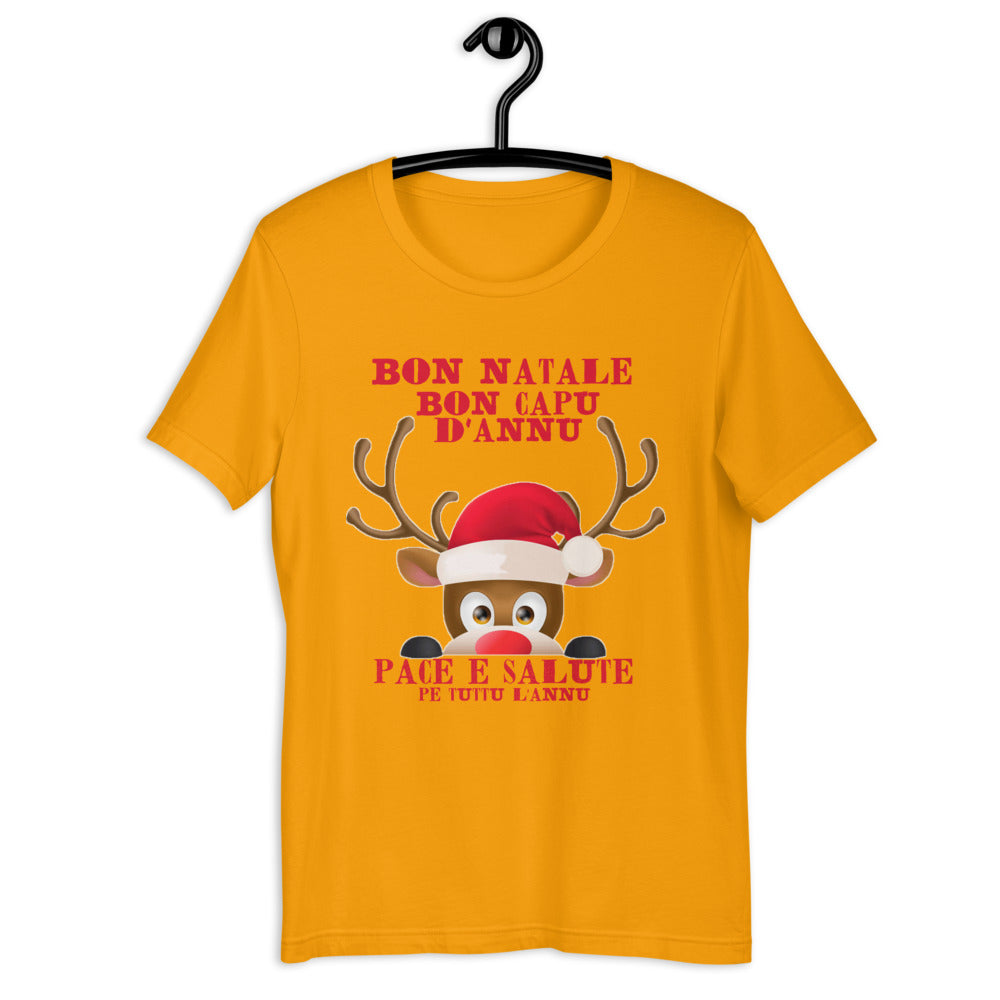 T-shirt Unisexe Bon Natale è Capu d'Annu !