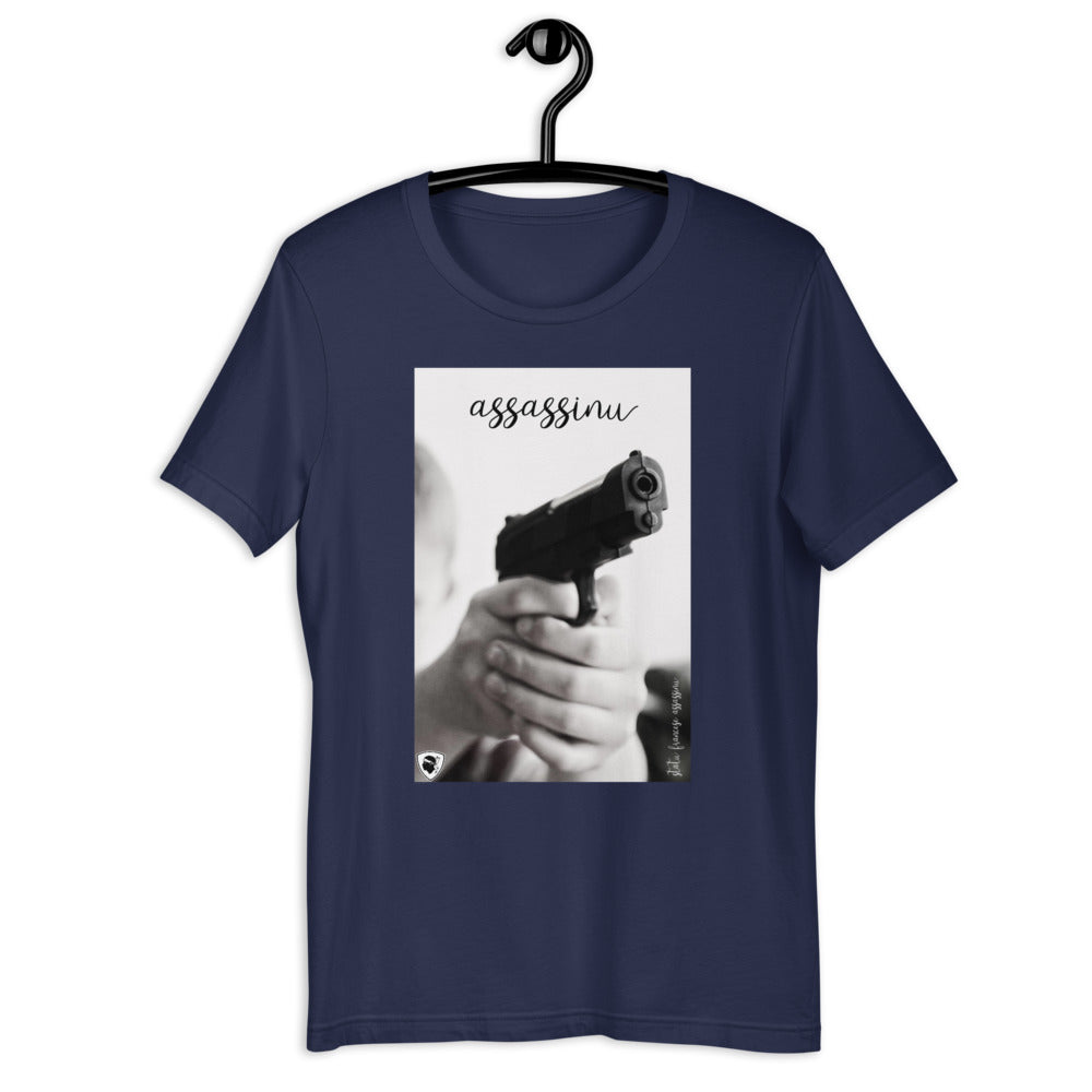 T-shirt Unisexe Assassinu ! - Ochju Ochju Bleu Marine / XS Ochju Souvenirs de Corse T-shirt Unisexe Assassinu !