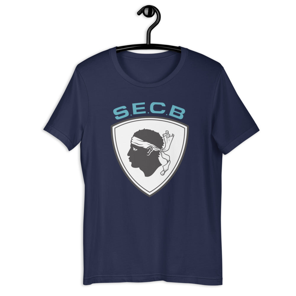 T-shirt Unisexe SEC Bastia - Ochju Ochju Bleu Marine / XS Ochju T-shirt Unisexe SEC Bastia