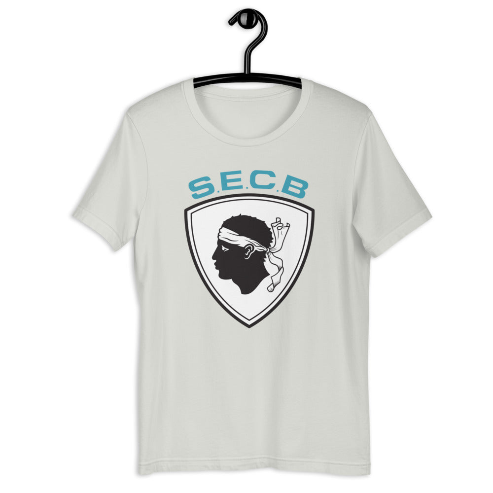 T-shirt Unisexe SEC Bastia - Ochju Ochju Argenté / S Ochju T-shirt Unisexe SEC Bastia