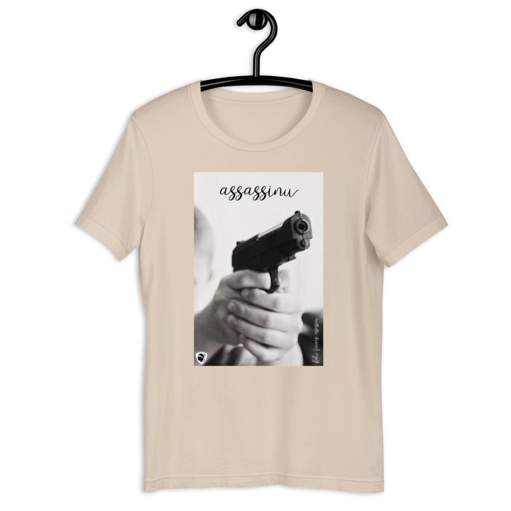 T-shirt Unisexe Assassinu ! - Ochju Ochju Crème Pâle / S Ochju Souvenirs de Corse T-shirt Unisexe Assassinu !