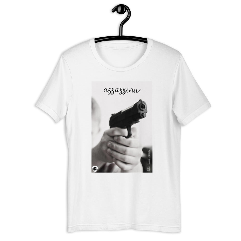 T-shirt Unisexe Assassinu ! - Ochju Ochju Blanc / XS Ochju Souvenirs de Corse T-shirt Unisexe Assassinu !