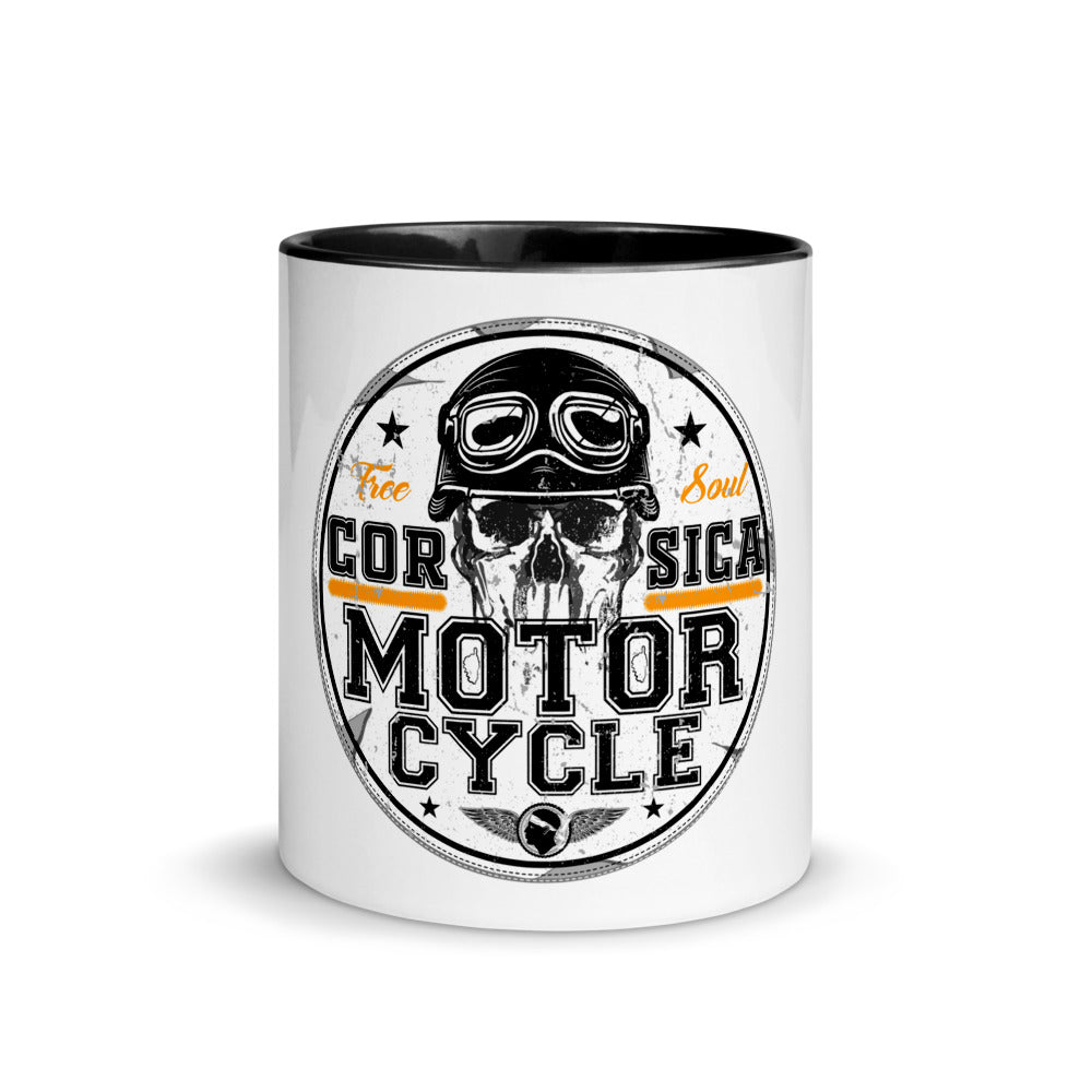 Mug Biker Corsica à Intérieur Coloré