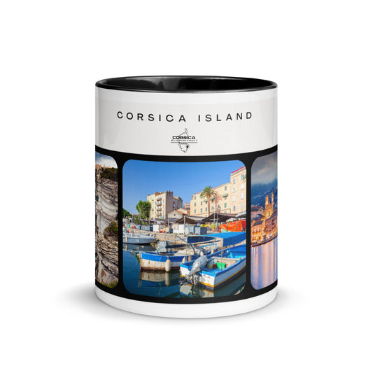 Mug à Intérieur Coloré Corsica Island