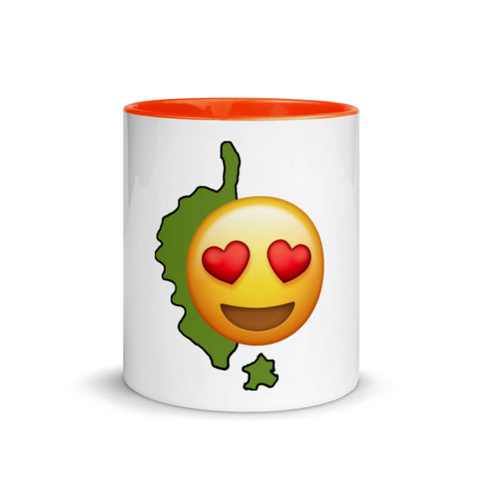 Mug à Intérieur Coloré Emoji Corse - Ochju Ochju Ochju Mug à Intérieur Coloré Emoji Corse