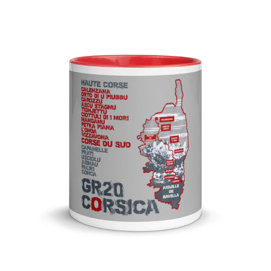 Mug à Intérieur Coloré GR20 Corsica