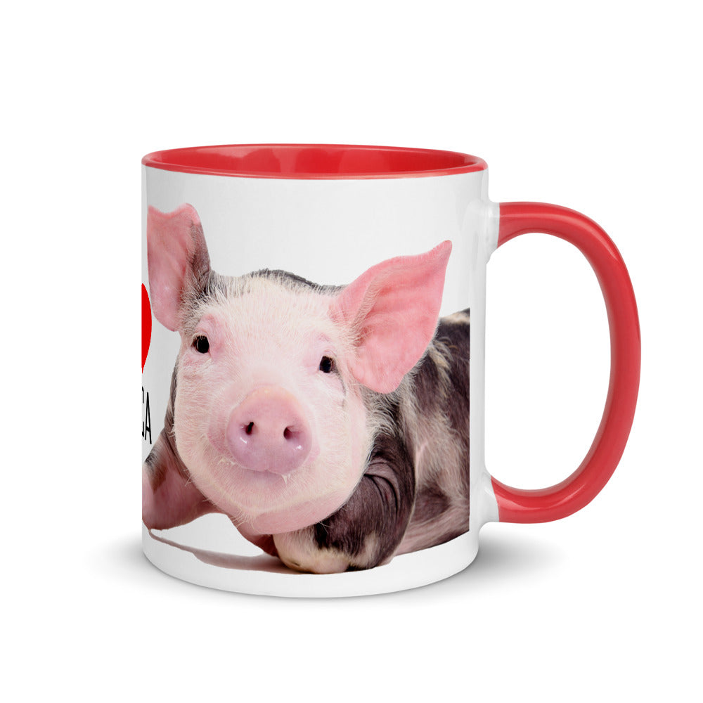 Mug cochon Corsica à Intérieur Coloré