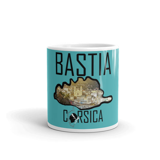 Mug Blanc Brillant Corsica Bastia