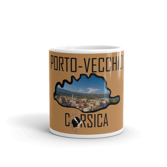 Mug Blanc Brillant Corsica Porto-Vecchio