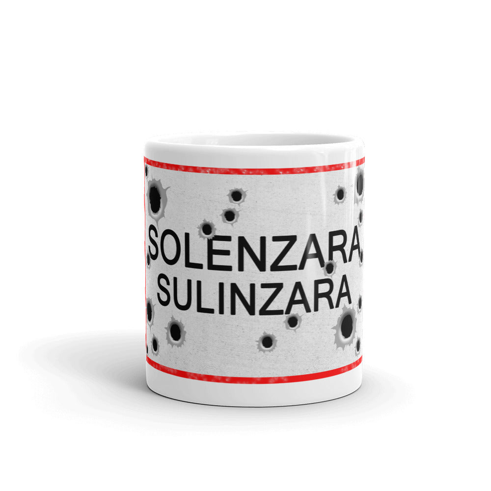 Mug Panneau Solenzara/Sulinzara - Ochju Ochju Ochju Souvenirs de Corse Mug Panneau Solenzara/Sulinzara