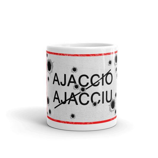 Mug Panneau Ajaccio/Ajacciu