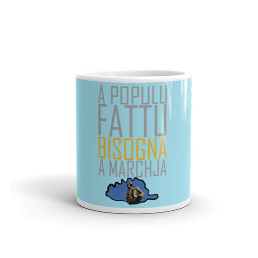 Mug Blanc Brillant A Populu Fattu