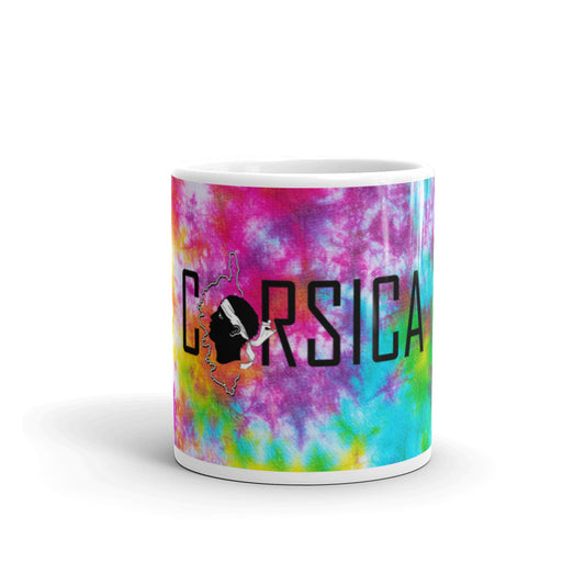 Mug Blanc Brillant Tie & Die Corsica