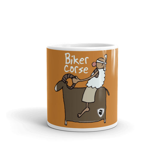 Mug Blanc Brillant Biker Corse