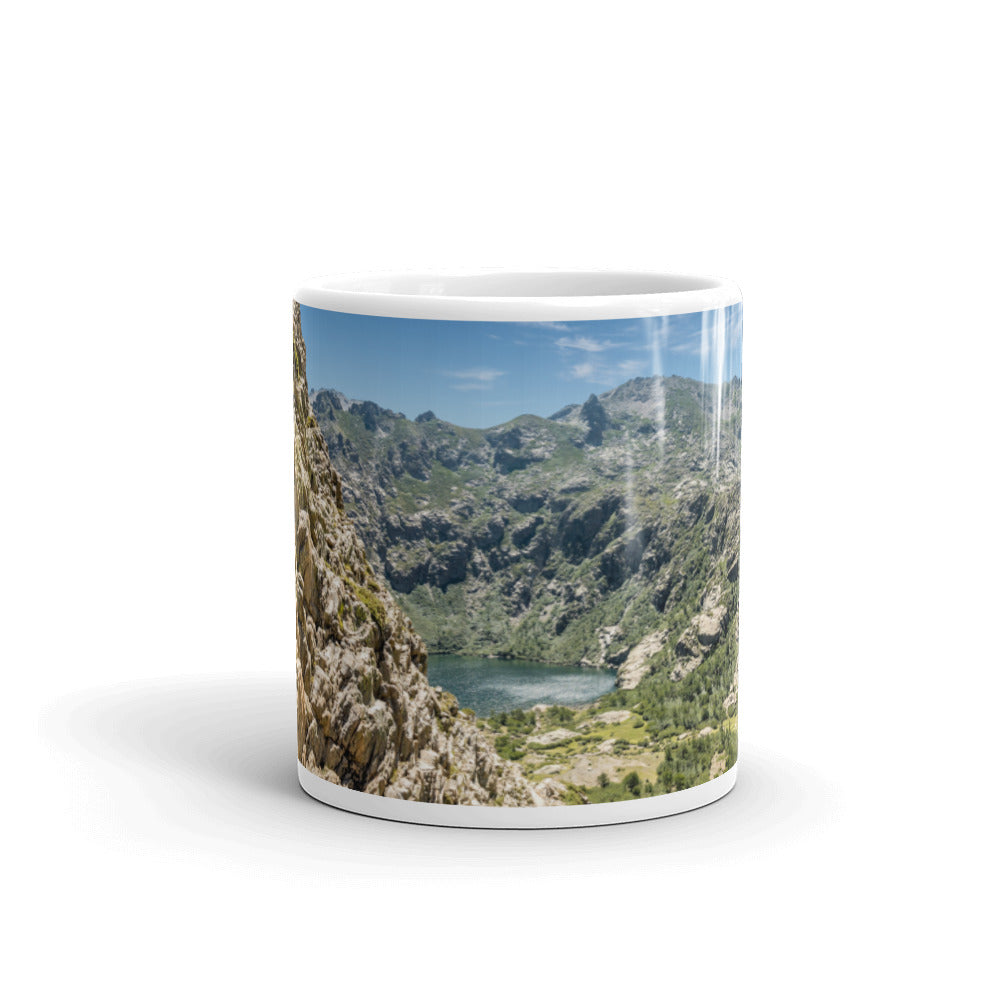 Mug Blanc Brillant Lac de Melo