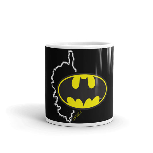 Mug Blanc Brillant Batman Corsica - Ochju Ochju Ochju Mug Blanc Brillant Batman Corsica