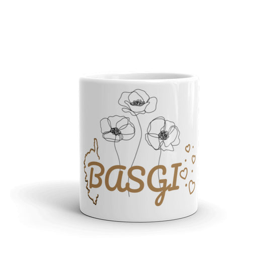 Mug Blanc Brillant Basgi - Ochju Ochju Ochju Mug Blanc Brillant Basgi