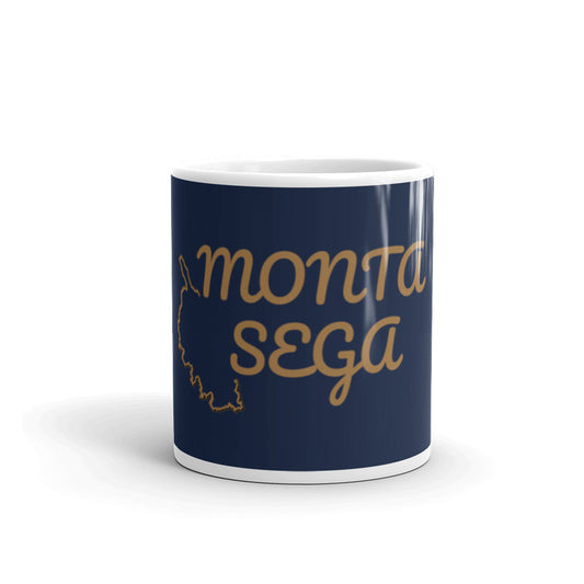 Mug Blanc Brillant Monta Sega - Ochju Ochju Ochju Mug Blanc Brillant Monta Sega